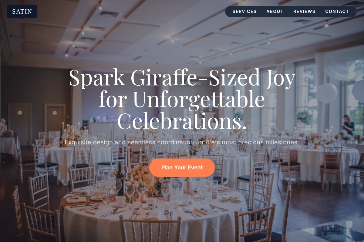 Satin Event Planning