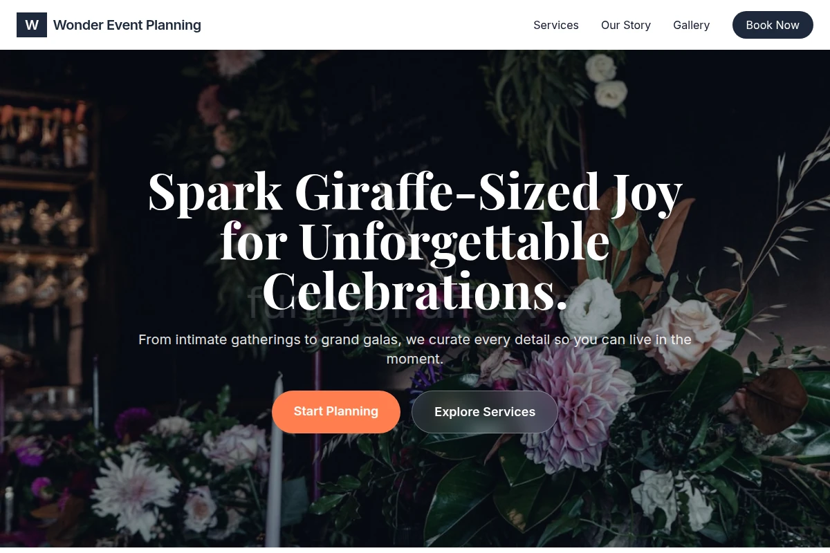 Wonder Event Planning