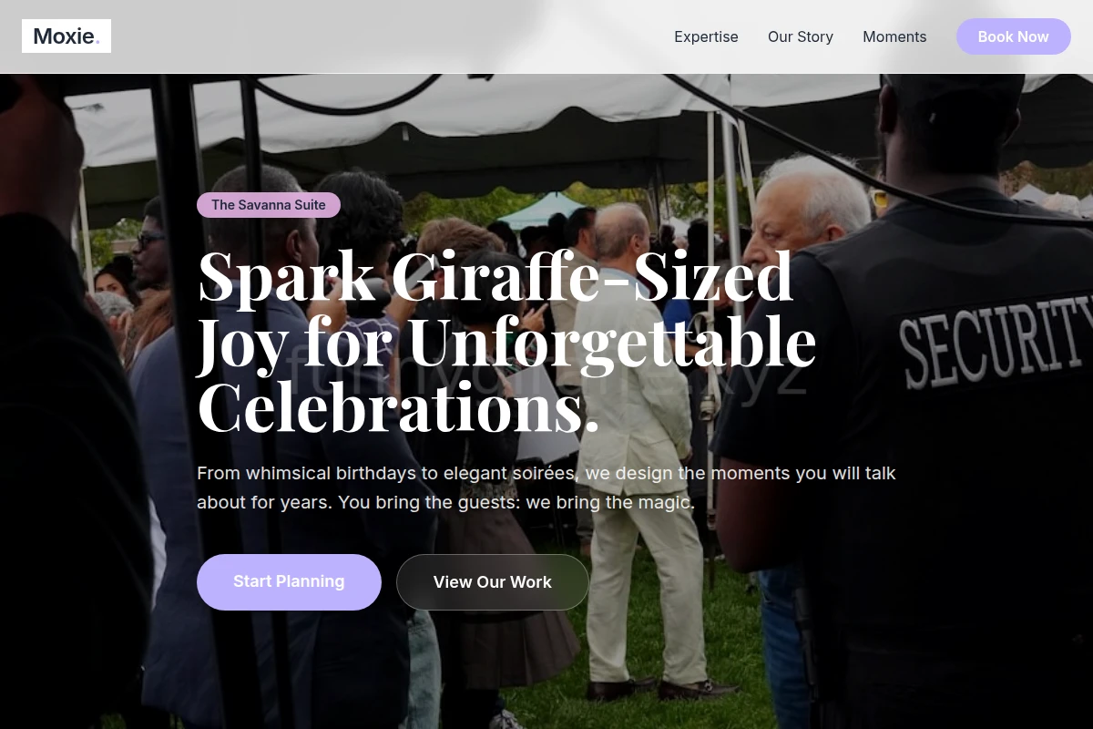 Moxie Party Planner