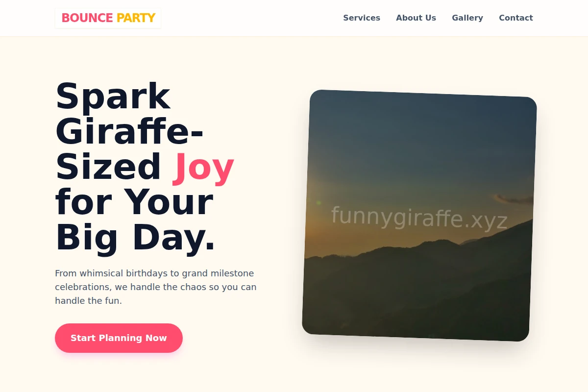Bounce Party Planner