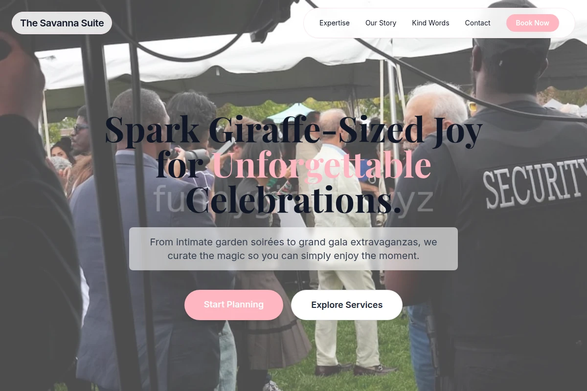 Vibrant Party Planner